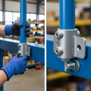 Dark Cyan Premium Heavy Duty Side Palm Key Clamp for 48.3mm Tube - Ideal for Guardrail Fixing