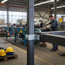 Dark Olive Green Premium Single Lugged Bracket for 40mm Square Box Section - Fixed Support for Boards and Panels