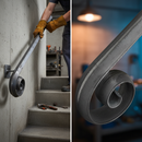 Dark Slate Gray Premium 40 x 10mm Scroll End for Versatile Applications and Compatibility - High-Quality Professional Grade for Industrial and Commercial Applications