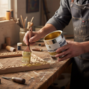 Black Premium Gold Lacquer Paint 1L - High-Performance Metallic Finish with Superb Coverage and Fade Resistance