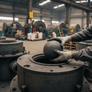Dark Slate Gray Premium 70mm Diameter Solid Forged Sphere with 1.355kg Weight for Industrial Applications