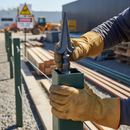 Light Gray Premium Heavy Duty Railhead 185mm x 70mm x 27mm for Structural Support and Stability