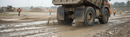 Rosy Brown Premium Heavy Duty Mud Flap 2390 x 305 x 6mm - Durable TyreCord Rubber Compound for Trailers