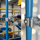 Dark Gray Premium Add On 45° Short Tee Connector for 48.3mm Tube - Versatile Rail and Upright Joint