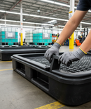 Black Premium Heavy-Duty Extrusion for Weighbridge Protection, 72-74mm Dimensions, 3000mm Length, and 5.5kg Weight