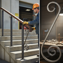 Dim Gray Premium S Scroll 120mm x 355mm Square Bar - Heavy Duty Steel Construction for Versatile Applications