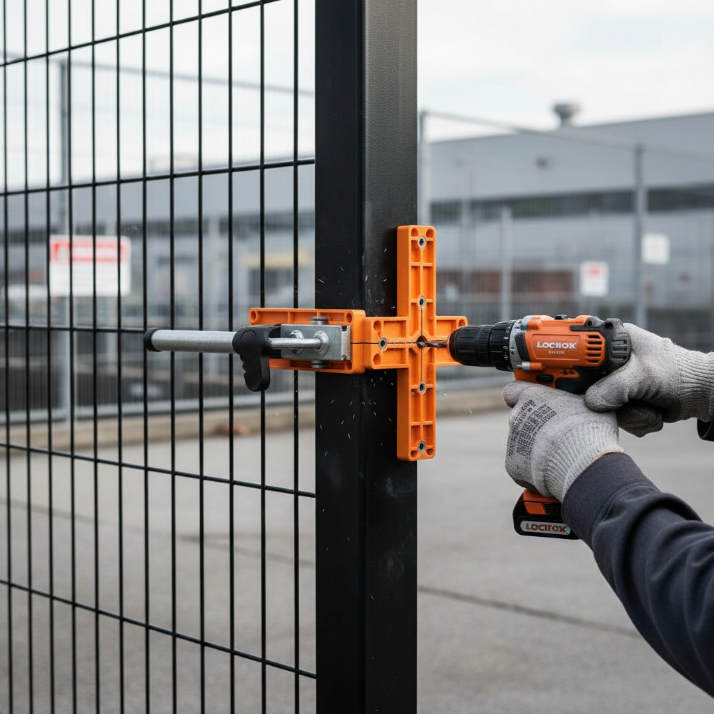 Professional Tiger Gate Closer Installation Tool with Drilling Jig and