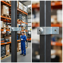Dark Slate Gray Premium Single Lugged Bracket for 40mm Square Box Section - Fixed Support for Boards and Panels