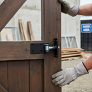 Dark Olive Green Premium Heavy Duty Wooden Gate Hinge 220 x 100mm with 700kg Weight Limit - High-Quality Professional Grade for Industrial and Commercial Applications