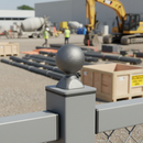 Dark Gray Premium Post Top for 60mm Square Post - Durable and Reliable with 100mm Height and 70mm Width