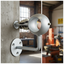 Dark Gray Premium Tubular Handrail Bracket for 48mm Tube - Fully Galvanised for Durability and Strength