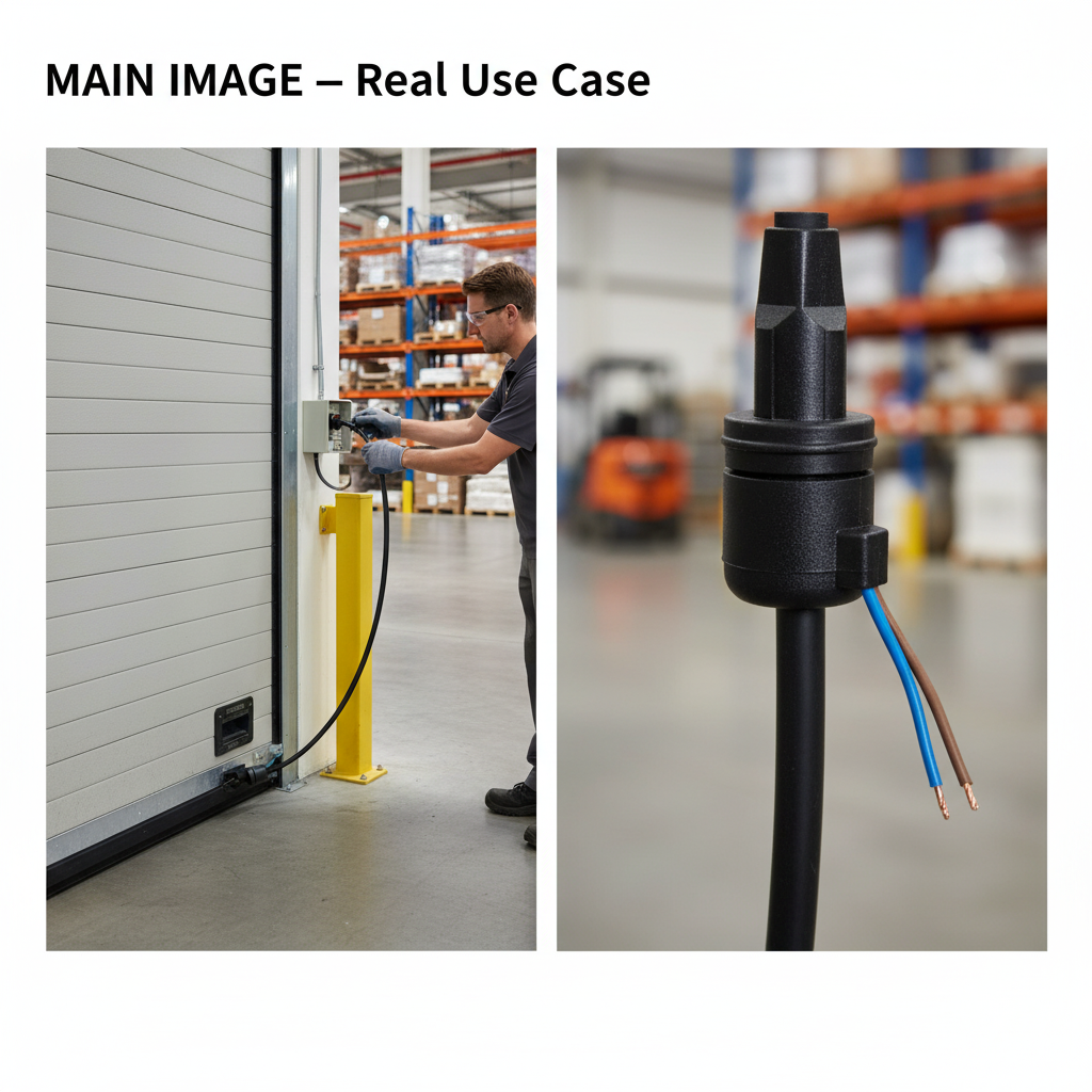 Premium 2.5m Safety Edge Cable Connector with Fast Assembly and IP65 R ...