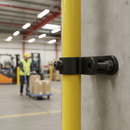 Dark Gray Premium Double Lugged Bracket for 33.7mm Tube - Heavy Duty Black Electrophoretic Finish for Secure Panel Fixing