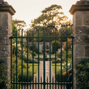 Dark Slate Gray Premium Decorative Gate Top 360mm x 1400mm with 16x8mm Flat Bar Design for Enhanced Aesthetics