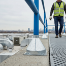 Lavender Premium Weather Cowl Protector for 48.3mm Tube, Ideal for Flat Roofs to Prevent Water Ingress