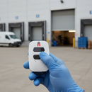 Gray Premium 2 Channel Remote Control with Rolling Code and 250-300m Range - High-Quality Professional Grade for Industrial and Commercial Applications