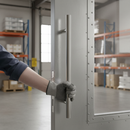 Light Slate Gray Premium 600mm Stainless Steel Entrance Door Pull Handles with Mirrored Finish for Durable and Stylish Access Control