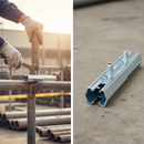 Dark Gray Premium Double Screw Splice Lock for 48.3mm Tubes with Zinc Plated Finish for Corrosion Resistance