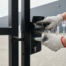 Black Premium Mechanical Sliding Gate Lock for 50mm Box Section - Durable Stainless Steel Mechanism with Adjustable Code Panel