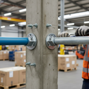 Dark Sea Green Premium Open Wall Flange for 48.3mm Tube - Durable Pair for End Termination and Hanging Systems