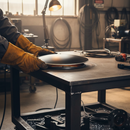 Dark Slate Gray Premium 120mm Domed Disc 1mm Thick for Drip Trays, Versatile and Durable Solution