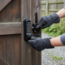 Dark Slate Gray Premium Marine Grade Code Lock with Keypad and Lever Handle for Wooden Gates - Heavy Duty, 14-Digit Keypad, 8000+ Codes