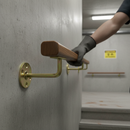 Dim Gray Premium Heavy Duty Mild Steel Handrail Bracket with 85mm Projection for Flat Surfaces