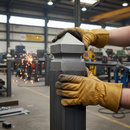 Dark Slate Gray Premium Shaped Box Cap for 60mm Box Section - Flush Finish Casting for Secure Fit