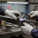 Black Premium Heavy Duty Weld In Pin for 40mm Square Applications - Durable and High-Performance Design