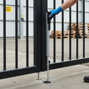 Black Premium Aluminium Drop Bolt with Internal Locking Mechanism and Height Adjustability for Enhanced Security