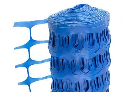 Steel Blue Barrier Warning Mesh Essential Perimeter Fencing For Construction Site Safety