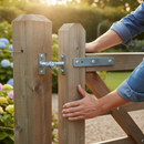 Dim Gray Premium Adjustable Gate Hinge M20 x 135mm Thread with 500kg Weight Limit for Secure Gates