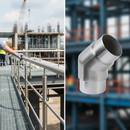 Lavender Premium 316 Tube Connector 135 Degree for 42.4mm x 2mm Tubing - Robust and Durable Design