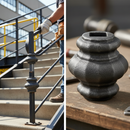 Dark Slate Gray Premium Collar with 45mm x 54mm Dimensions and 12.5mm Square Hole for Heavy Duty Applications
