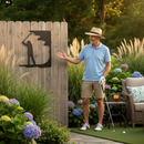 Black Premium Golfer Swinging Silhouette 205 x 215mm - Ideal for Art and Decoration - High-Quality Professional Grade for Industrial and Commercial Appli...