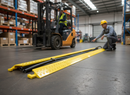 Dim Gray Professional Heavy Duty Cable and Hose Protection Ramp - 1000mm Length with 100mm x 30mm Cable Channel and 3kg Weight