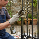 Dark Olive Green Premium Patina Gold Paint 250ml - Aged Iron Finish for Metalwork Enhancement - High-Quality Professional Grade for Industrial and Commercial Applic...