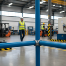 Dark Gray Premium Offset Crossover Joint 90° for 60.3mm Tube - Ideal for Reducing Cutting on Horizontal Rails