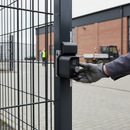 Gray Premium Security Shroud for Free Exit Code Lock - Polyamide Construction with Matte Black Finish for Easy Installation