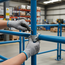 Dark Gray Premium Offset Crossover Joint 90° for 26.9mm Tube - Reduces Cutting on Horizontal Rails