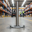 Dark Gray Premium Round Post Base Plate 120mm Diameter for 48.3mm Tube with 316 Stainless Steel Construction