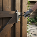 Dark Olive Green Premium Insert Lock for Wooden Gates with Stainless Steel Mechanism and Adjustable Latch Bolt