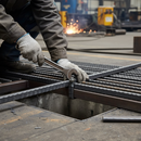 Black Premium 16 x 16mm Textured Bar - 3m Length for Heavy Duty Applications - High-Quality Professional Grade for Industrial and Commercial Applications