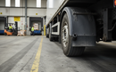 Black Premium Heavy Duty Rubber HGV Bumper for Refrigerated Trailers - 65mm Base Diameter