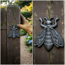 Dark Slate Gray Premium Weldable Cast Steel Moth Badge - 90mm x 85mm for Durable Applications - High-Quality Professional Grade for Industrial and Commercial Appli...