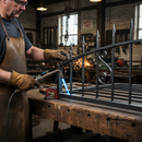 Black Premium S Scroll 120 x 220mm for Heavy Duty Applications - Square Bar 8x8mm - High-Quality Professional Grade for Industrial and Commercial Applica...