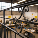 White Smoke Premium S Scroll Bar 260mm x 720mm with 12mm Diameter, High-Performance Round Bar for Industrial Applications