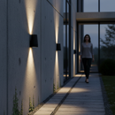 Dark Slate Gray Premium Conical Wall Lighting 12-24V DC - High-Quality Aluminium, IP65 Rated, Easy Installation
