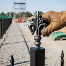 Light Gray Premium Heavy Duty Railhead 210mm x 110mm x 25mm - High-Performance Steel Construction for Robust Applications