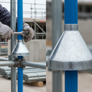 Dim Gray Premium Weather Cowl Protector for 48.3mm Tube, Ideal for Flat Roofs to Prevent Water Ingress